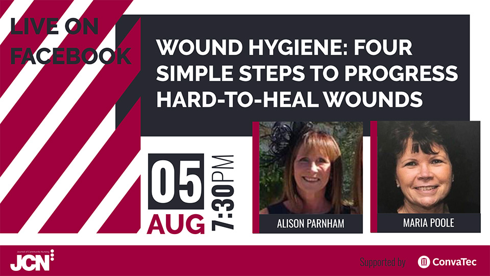 Wound hygeine: four simple steps to progress hard-to-heal-wounds